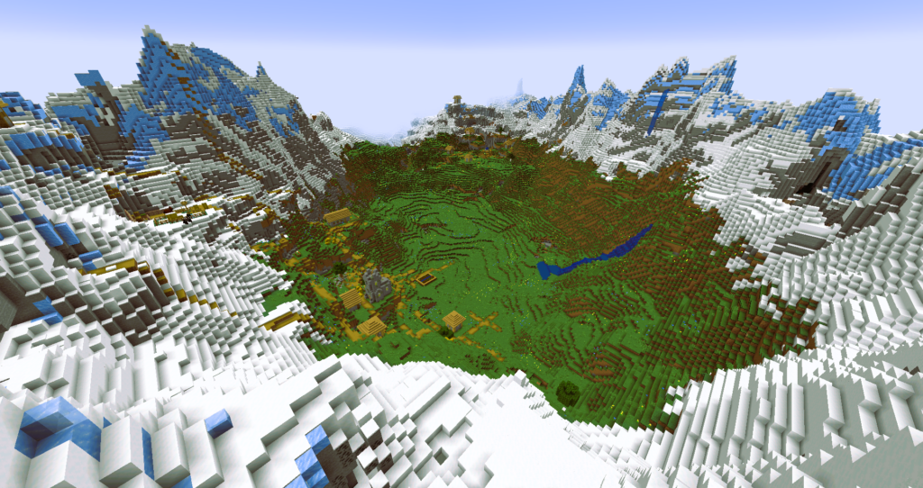 Mountain Base with Villages